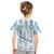 (Custom Personalised) Argentina Football T Shirt KID AFA Champions 2022 Sporty Style - Wonder Print Shop