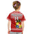 Custom Text And Number Tonga Rugby T Shirt KID Mate Maa Tonga Pacific Ngatu White - Wonder Print Shop