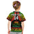 Custom Text And Number Samoa Rugby Polo Shirt KID Teuila Torch Ginger Gradient Style - Wonder Print Shop