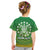 Custom Cook Islands T Shirt Circle Pattern Mix Sea Turtle Green Version - Wonder Print Shop