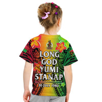 Vanuatu 1980 T Shirt Long God Yumi Stanap Happy 42nd Independence Anniversary - Wonder Print Shop