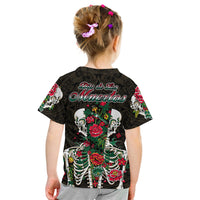 Mexico T Shirt Floral Skull Dia De Los Muertos - Wonder Print Shop