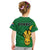 South Africa Rugby T shirt KID Bokke Springbok With African Pattern Stronger Together - Wonder Print Shop