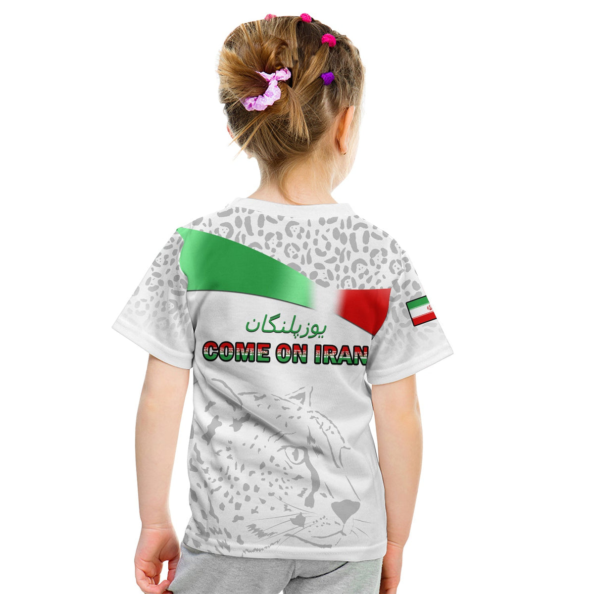 Iran Football T Shirt KID Team Melli World Cup 2022 - Wonder Print Shop