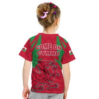 Wales Rugby T Shirt The Dragons National Team Come On Cymru - Wonder Print Shop