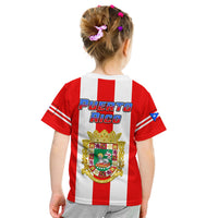 Puerto Rico T Shirt KID Coat Of Arms Mix Flag - Wonder Print Shop