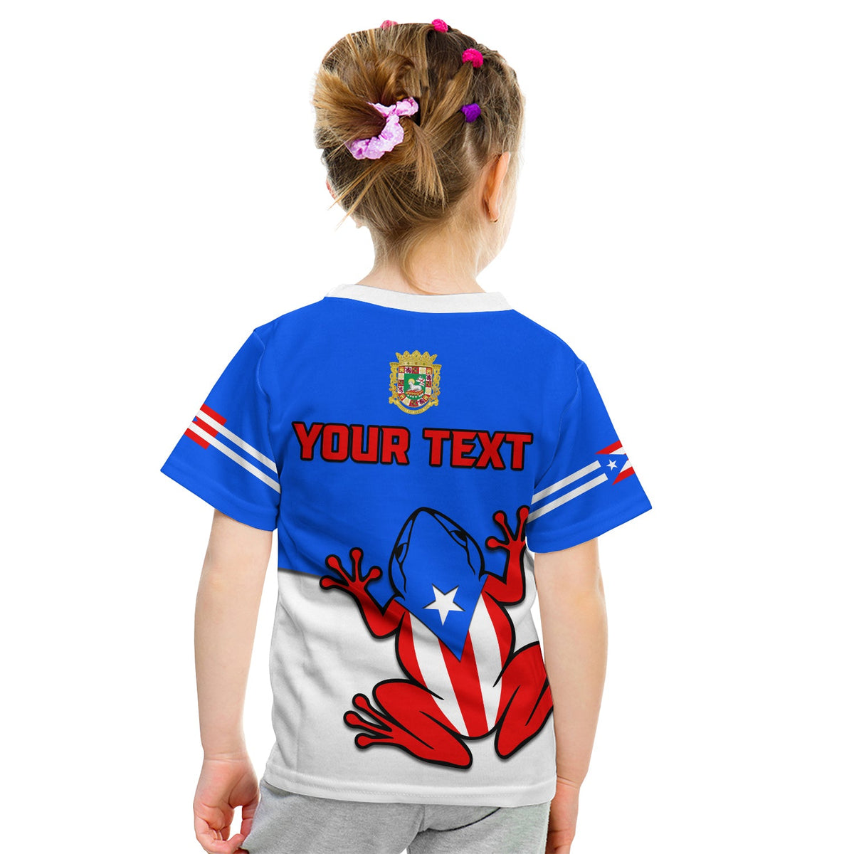 Custom Puerto Rico T Shirt Coqui Frog Simple Style - Wonder Print Shop
