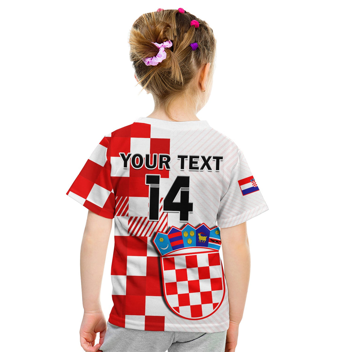Custom Croatia Football T Shirt Hrvatska Checkerboard Champions WC 2022 - Wonder Print Shop