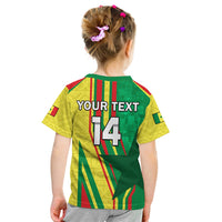 Custom Senegal Football T Shirt Allez Les Lions Sporty Style - Wonder Print Shop