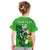 (Custom Text And Number) Ireland Cricket T Shirt KID Irish Flag Shamrock Sporty Style - Wonder Print Shop