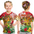 Custom Aloha Poly Fest T Shirt Polynesian Pattern With Tropical Flowers - Wonder Print Shop