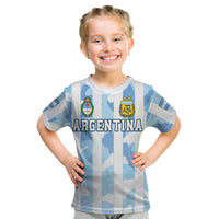 Custom Argentina Football T Shirt AFA Champions 2022 Sporty Style - Wonder Print Shop