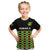 (Custom Text And Number) Jamaica Football T Shirt KID Reggae Girlz 2023 Cup Of Nations Ver.01 - Wonder Print Shop