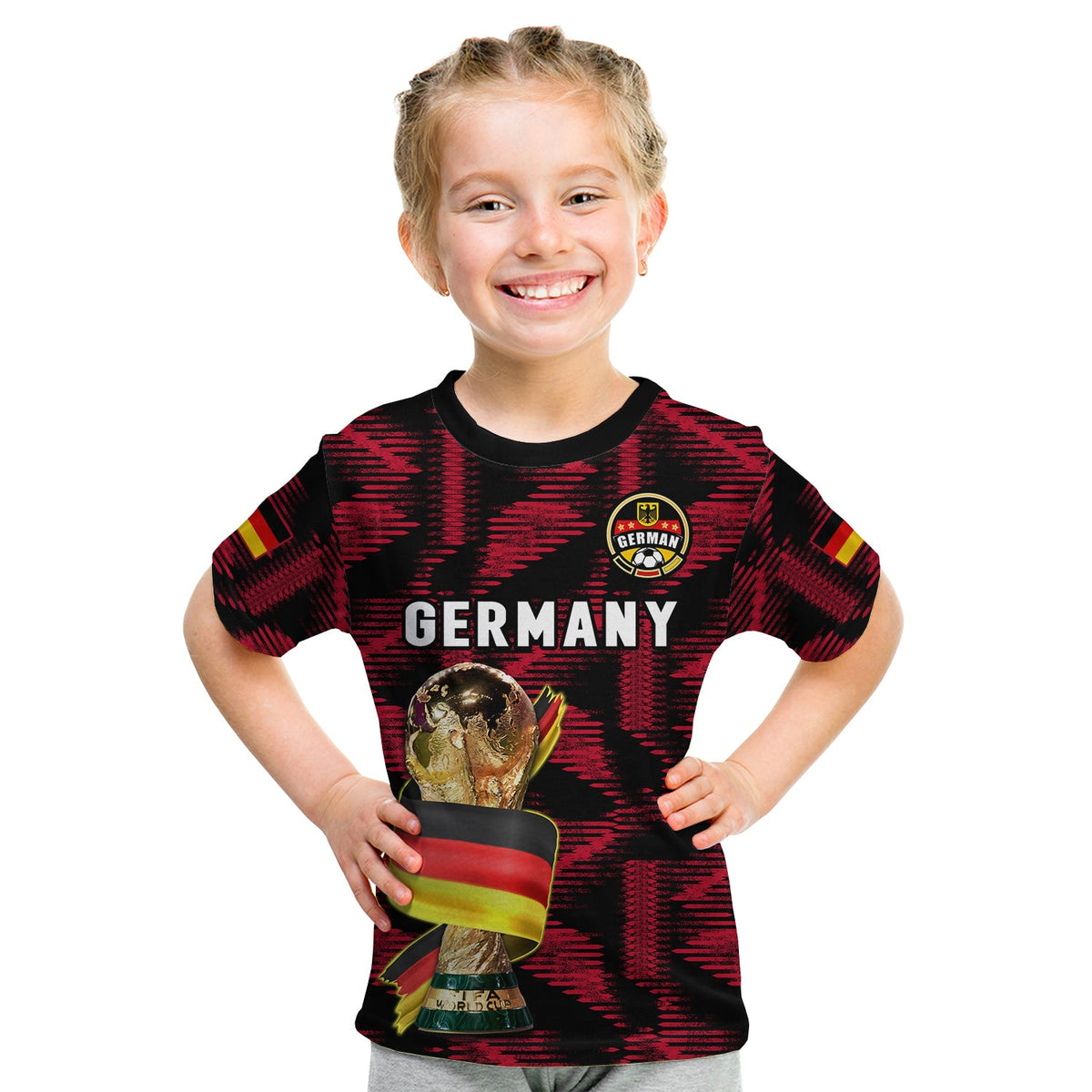 Custom Germany Football T Shirt World Cup 2022 Champions - Wonder Print Shop