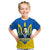 Custom Ukraine T Shirt Ukraine Gold Trident Slava Ukraini Blue - Wonder Print Shop