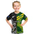 (Custom Personalised) Australia Kangaroos And All Black Rugby T Shirt KID Aboriginal Mix NZ Maori Fern - Wonder Print Shop