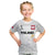 Poland Football T Shirt KID Polska World Cup 2022 White - Wonder Print Shop