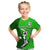 (Custom Text And Number) Ireland Cricket T Shirt KID Irish Flag Celtic Cross Sporty Style - Wonder Print Shop