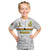 Ghana Football T Shirt KID Black Stars Kente World Cup 2022 White - Wonder Print Shop
