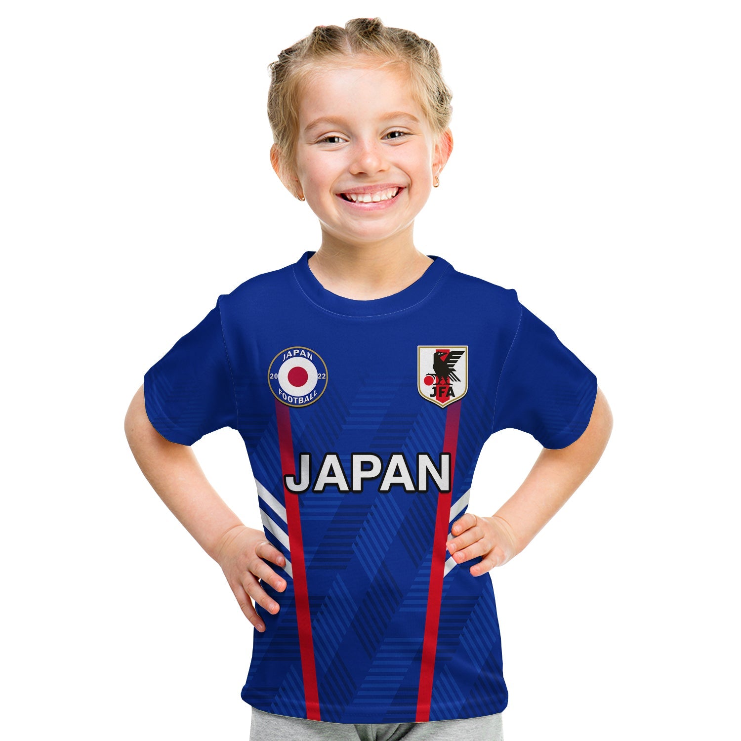 japan-football-t-shirt-kid-samurai-blue-world-cup-2022