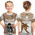 Custom Text And Number Fiji Rugby T Shirt Pacific The Bati Brown Fijian Tapa - Wonder Print Shop