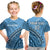 Custom Text And Number Fiji Tapa Rugby T Shirt Fijian Cibi Dance Tapa Pattern Blue - Wonder Print Shop
