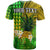 Custom Hawaii Pineapple T Shirt Plumeria Frangipani Mix Tribal Pattern LT13 - Wonder Print Shop