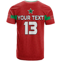 Custom Morocco Football T Shirt Champions World Cup New History LT13 - Wonder Print Shop