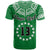 Custom Cook Islands Tatau T Shirt Symbolize Passion Stars Version Green LT13 - Wonder Print Shop