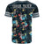 Custom Hawaii Skeleton Surf T Shirt Halloween Hawaiian Tribal LT13 - Wonder Print Shop