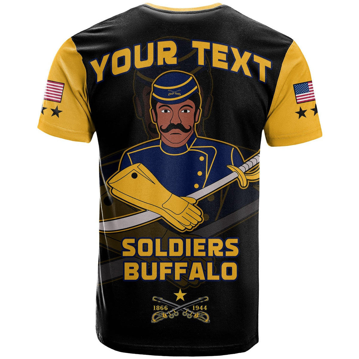 Custom Buffalo Soldiers T Shirt BSMC Club Adore Motorcycle LT13 - Wonder Print Shop
