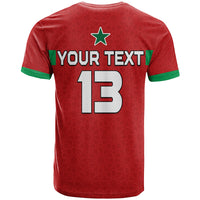 Custom Morocco Football T Shirt Champions World Cup Soccer Proud LT13 - Wonder Print Shop