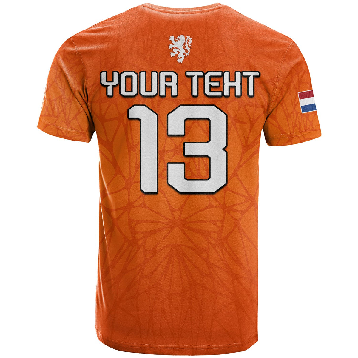 Custom Football T Shirt 2022 Soccer World Cup Oranje Champions LT13 - Wonder Print Shop