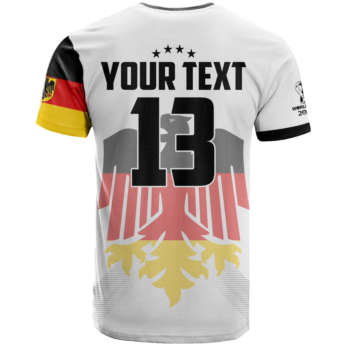 Custom Germany Football T Shirt Come On Nationalelf Soccer Deutschland Champions World Cup LT13 - Wonder Print Shop