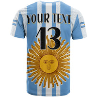 Custom Argentina Football T Shirt World Champions 2022 Dream Come True LT13 - Wonder Print Shop