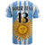 Custom Argentina Football T Shirt World Champions 2022 Dream Come True LT13 - Wonder Print Shop