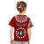 Custom Rarotonga Cook Islands T Shirt Turtle and Map Style Red LT13 - Wonder Print Shop