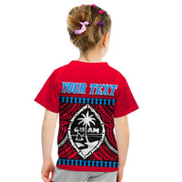 Custom Guam Chamorro T Shirt Latte Stone Red Polynesian Haligi LT13 - Wonder Print Shop