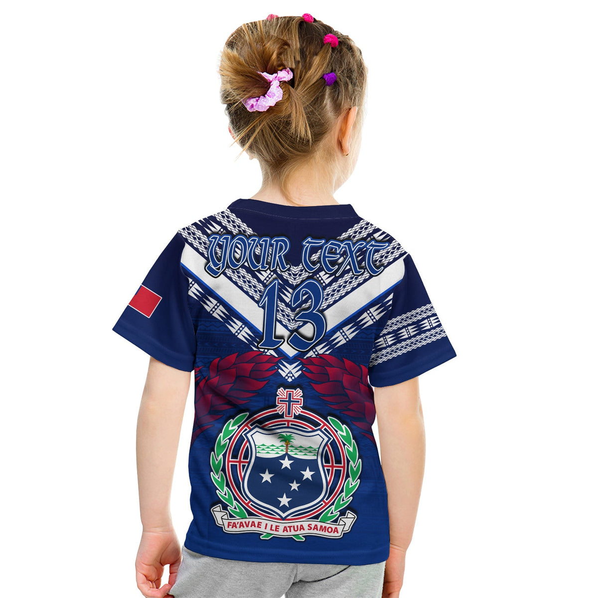 Custom Samoa 685 T Shirt Uso Aso Uma Toa Samoa Rugby History Made LT13 - Wonder Print Shop