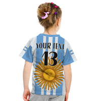 Custom Argentina Football T Shirt World Champions 2022 Dream Come True LT13 - Wonder Print Shop