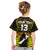(Custom Text and Number) Aotearoa Fern T Shirt KID New Zealand Hei Tiki Gold Style LT13 - Wonder Print Shop