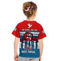 Free West Papua T Shirt KID One People One Soul Strong West Papuan LT13 - Wonder Print Shop