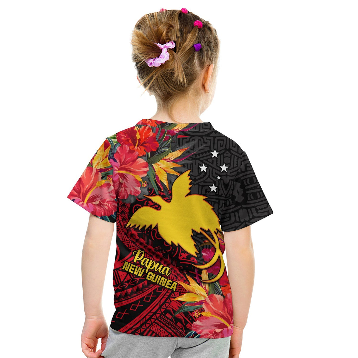 Custom Papua New Guinea T Shirt Bird of Paradise LT13 - Wonder Print Shop