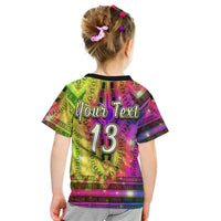 (Custom Text and Number) Africa Tie Dye T Shirt KID Special Dashiki Pattern LT13 - Wonder Print Shop