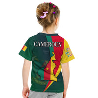 Cameroon T Shirt KID Map Cameroun Style Flag LT13 - Wonder Print Shop