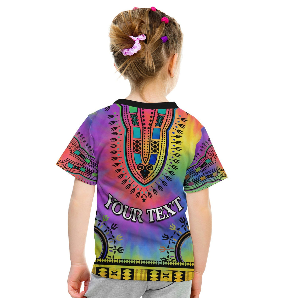 Custom Dashiki Tie Dye T Shirt African Pattern LT13 - Wonder Print Shop
