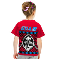 Guam Chamorro T Shirt Latte Stone Red Polynesian Haligi LT13 - Wonder Print Shop