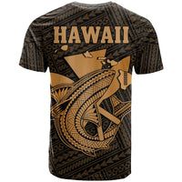 Custom Hawaii T Shirt Kakau Kanaka Maoli Combine Polynesian Shark Ver.01 - Wonder Print Shop