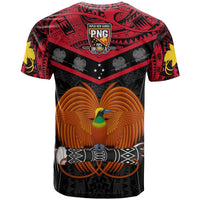 Papua New Guinea Rugby T Shirt PNG Kumuls Bird Of Paradise Black - Wonder Print Shop