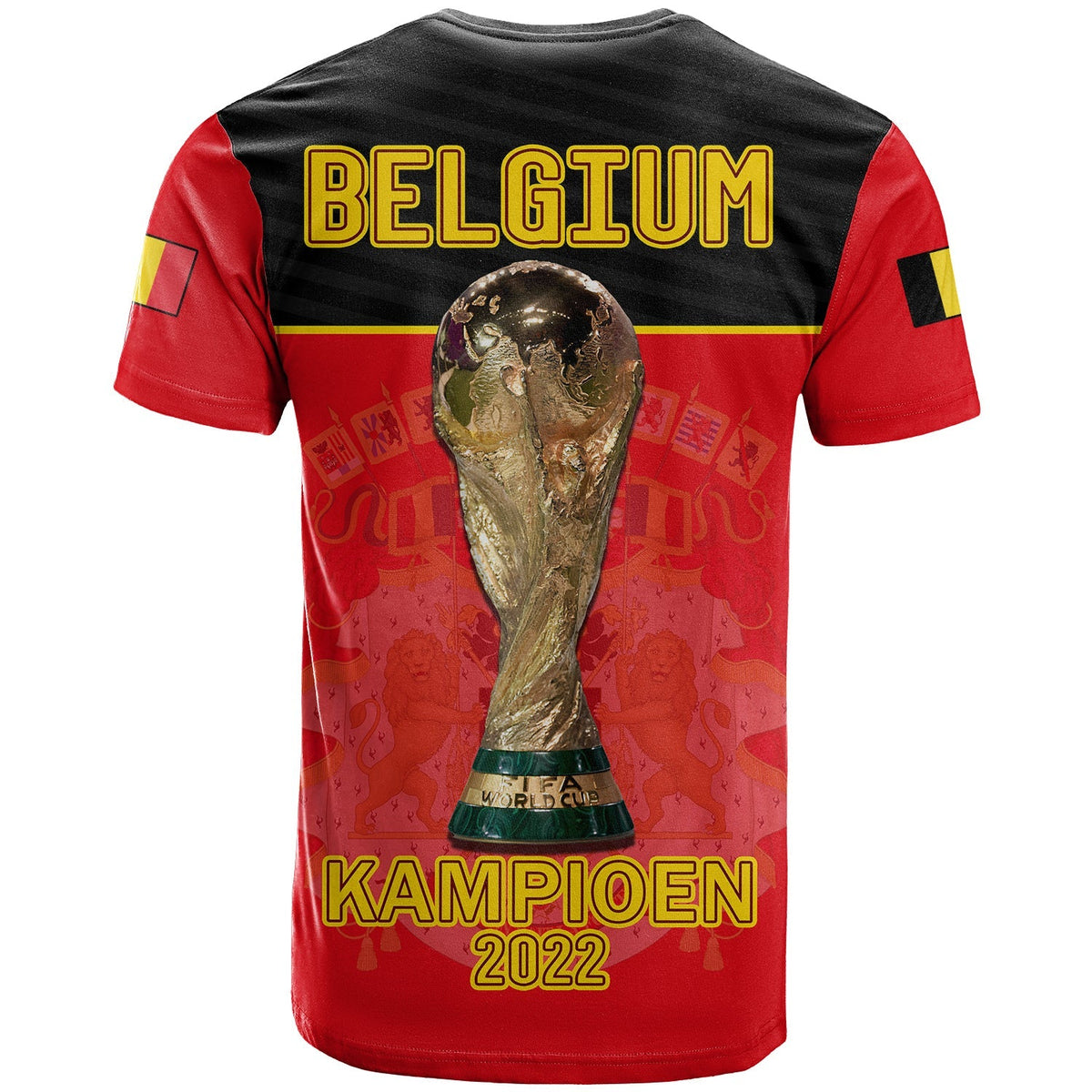 Belgium T Shirt Football 2022 De Rode Duivels Sporty Style - Wonder Print Shop